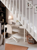 IKEA Письменный стол HEMNES,155*65*74, белый-коричневый, КЫМОР (ХЕМНЭС ИКЕА)