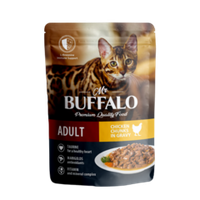 Mr.Buffalo 85г пауч Adult Влажный корм для взрослых кошек Цыпленок (соус)