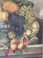 Антикварная картина «Натюрморт»