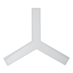 Светильник LED ЭРА Geometria SPO-142-W-40K-044 Igrek 44Вт 4000К 3500Лм IP40 800*800*80 белый подвесной | Декоративные светильники Geometria