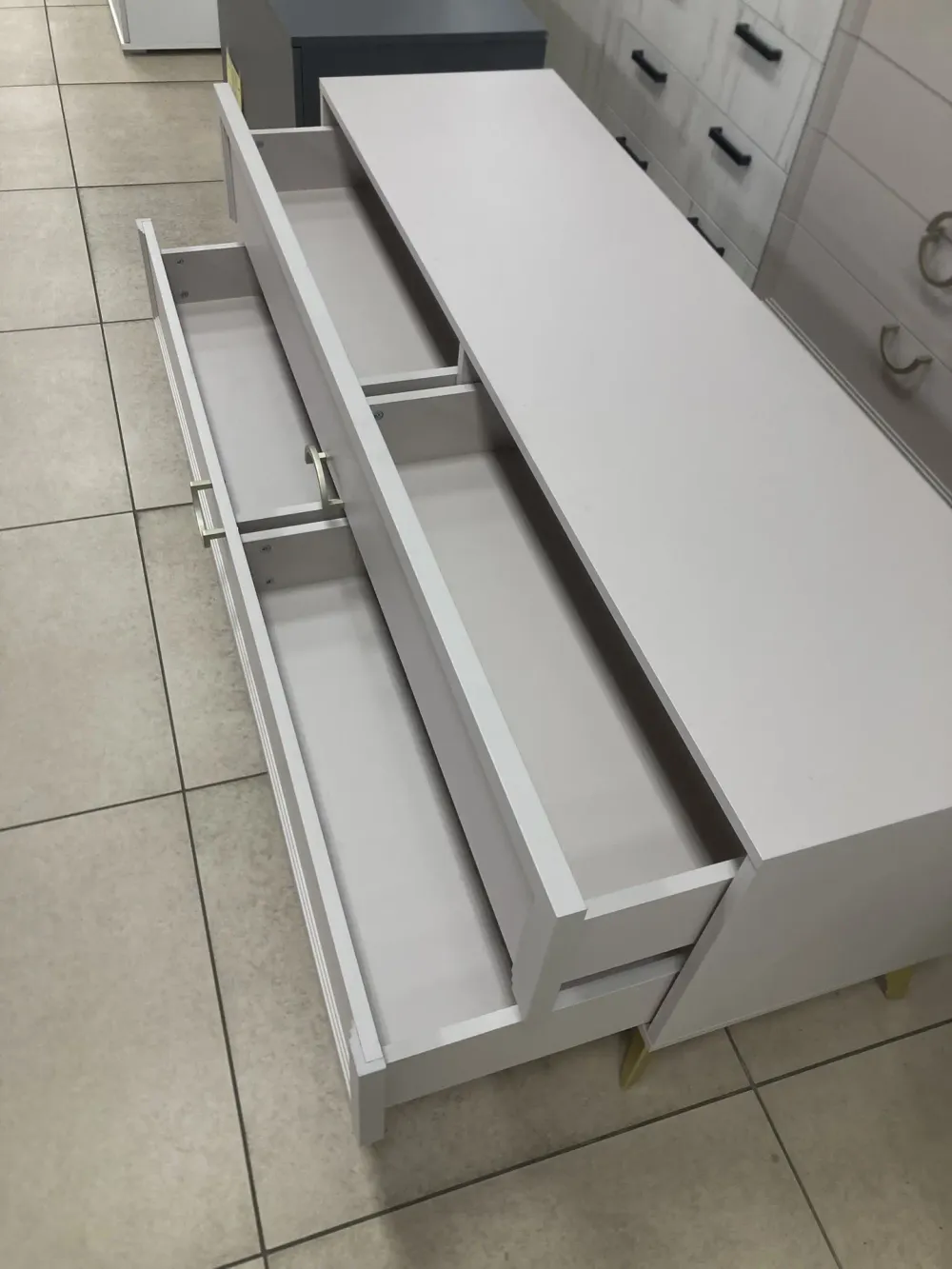 Тумба под ТВ Эстетика ТБ-07 кашемир