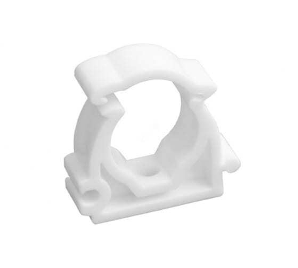 Опора ду 20 с защелкой белая (60) 33