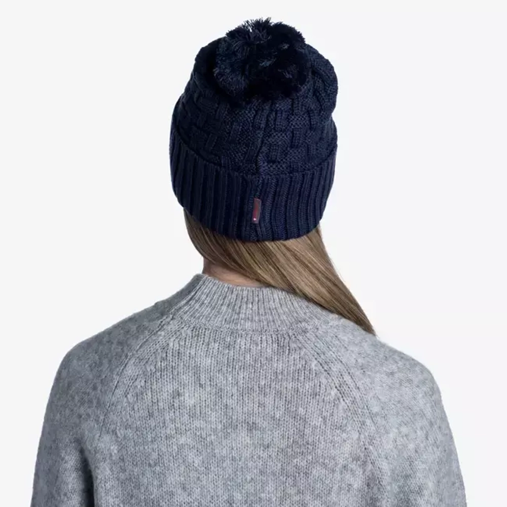 Шапка Buff Knitted & Fleece Band Hat Airon Night Blue (US:One size)