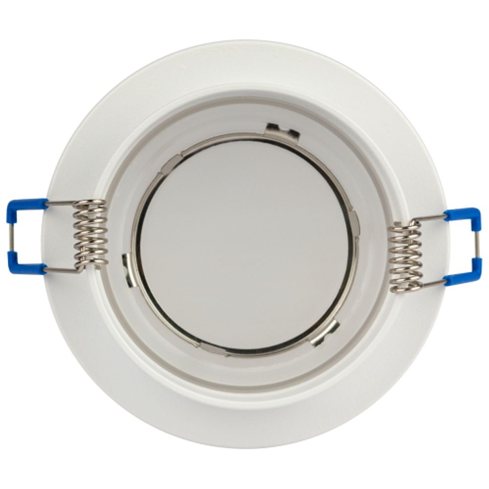 Светильник встраиваемый декоративный ЭРА DK99 WH под лампу MR16 GU5.3 белый | Декоративные встраиваемые светильники