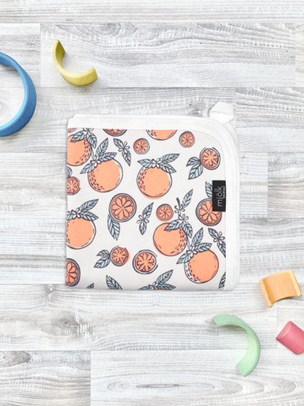 Двусторонний плед Mjölk Мандарины