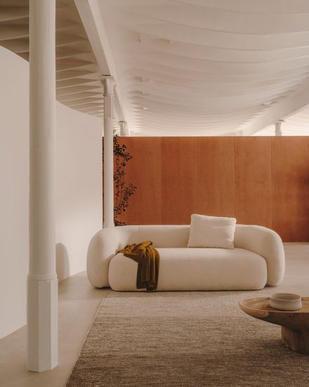 Mosi Журнальный столик с ножкой из массива мунгура Ø 90 x 50 см