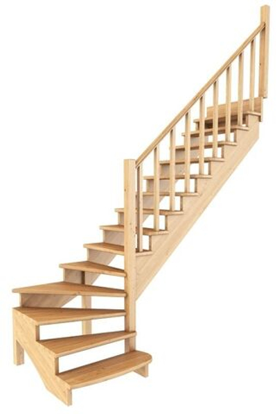 Лестница на второй этаж К-001м/7 Правая