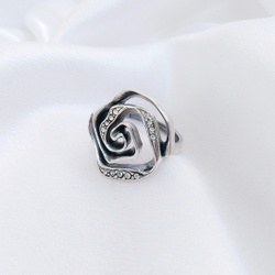 "Глоу" кольцо в серебряном покрытии из коллекции "Эйфория" от Jenavi