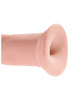 King Cock Plus 9 Triple Density Cock - Flesh - Фаллоимитатор на присоске Тройная плотность