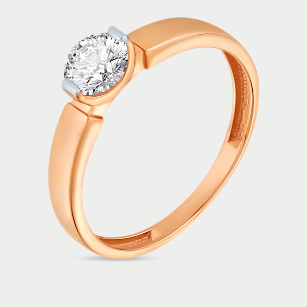 Кольцо для женщин из розового золота 585 пробы (арт. 020031-1102)