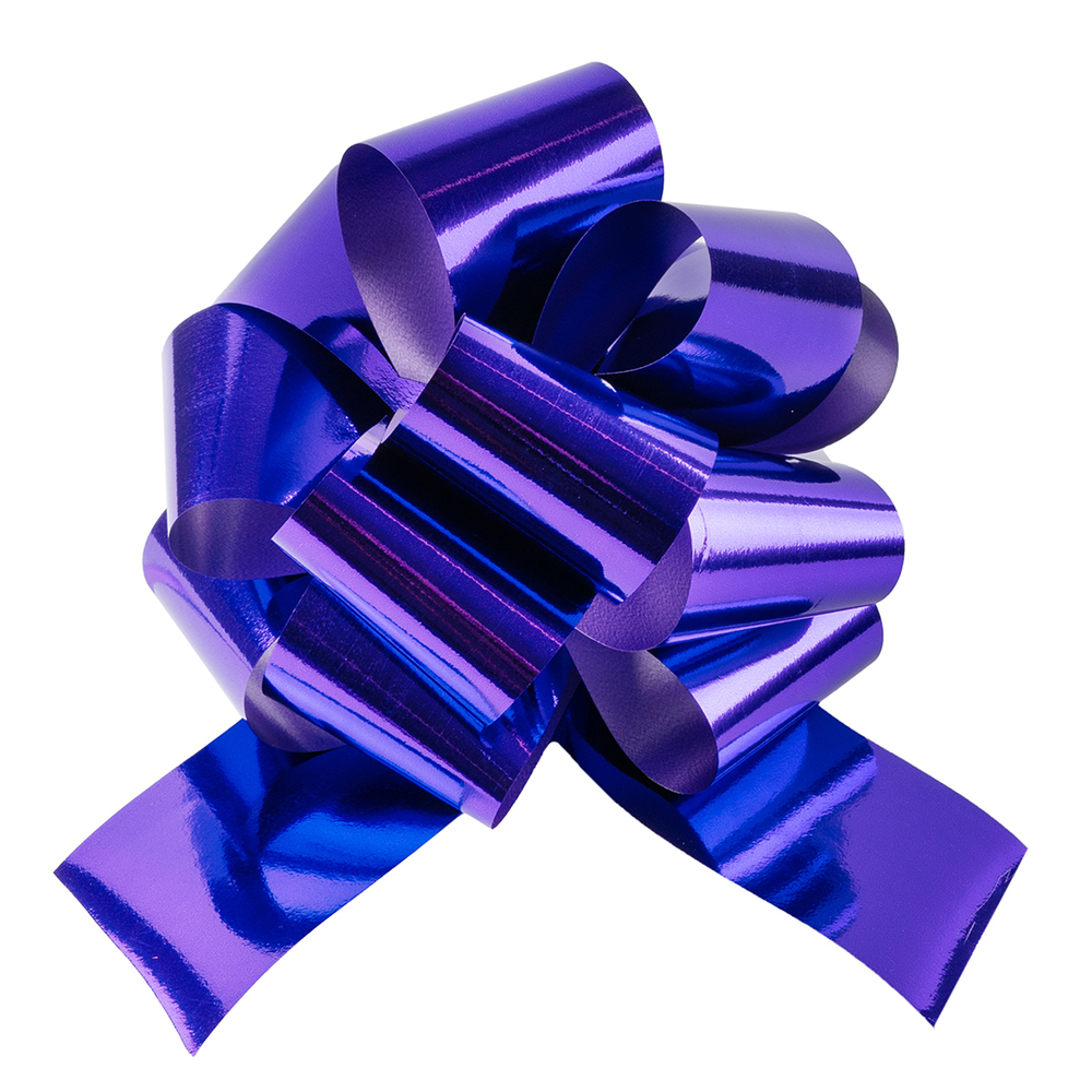 Бант Шар  Фиолетовый Металлик  21 см