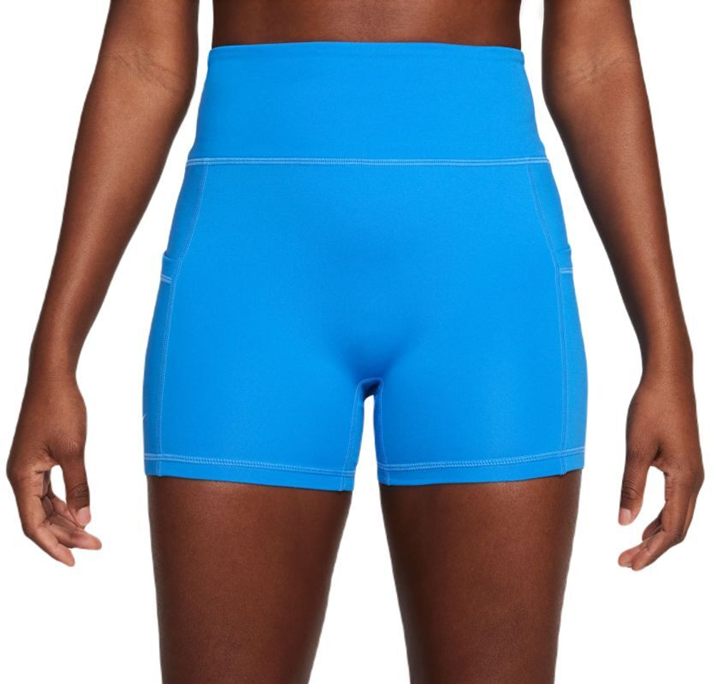 Женские Шорты теннисные Nike Court Dri-Fit Advantage Ball Short - light photo blue/white