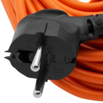Удлинитель-шнур силовой 10 м, 16А, тип УХ16, ПВС, 1 розетка без заземления Сибртех