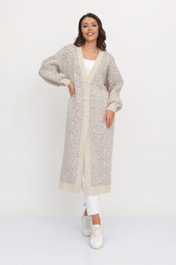 Кардиган И 016/беж-молочный