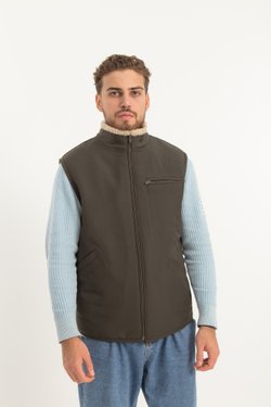 мужской жилет из овчины