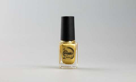 Лак для стемпинга Swanky Stamping M07, холодное золото, 6 мл.
