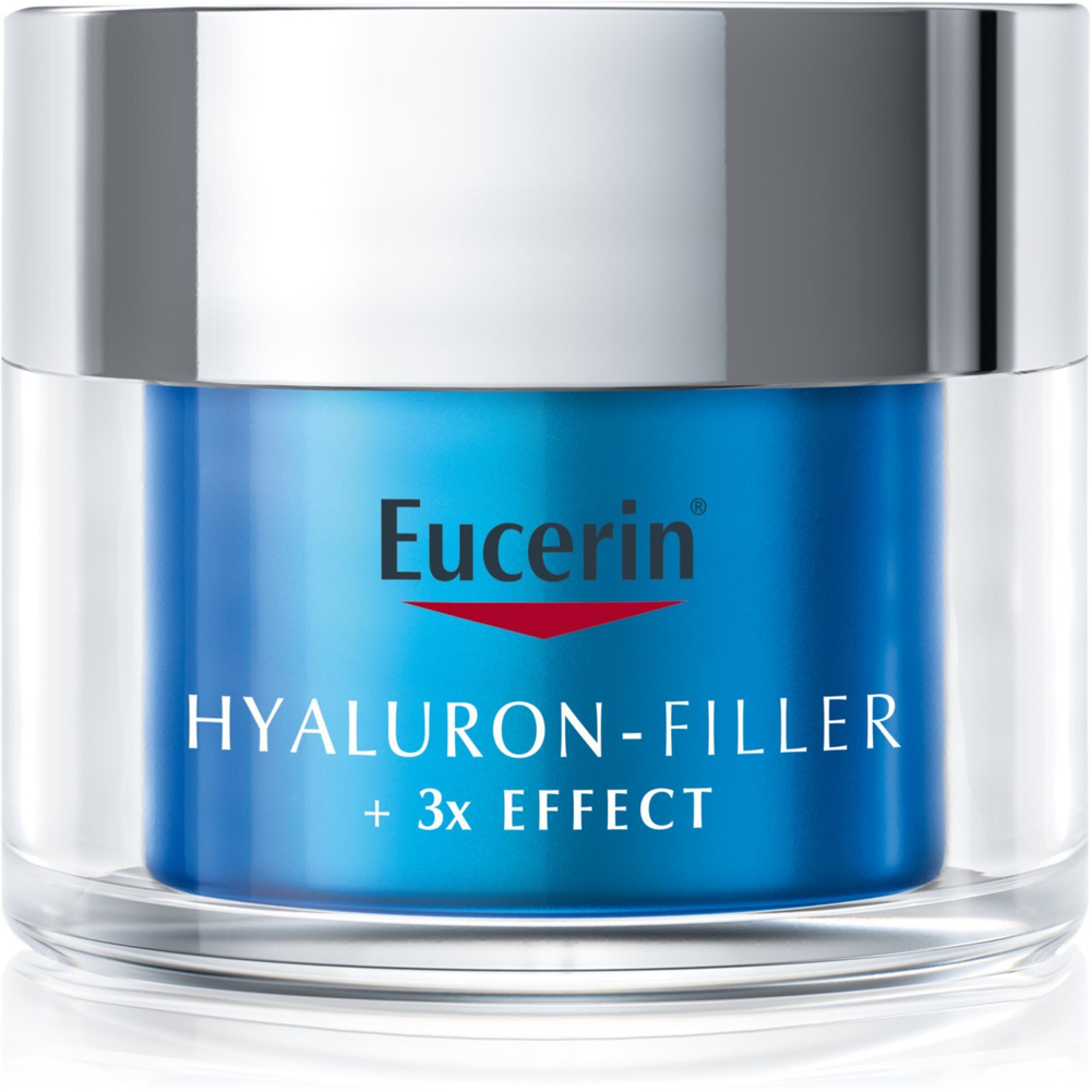 Eucerin Hyaluron-Filler + 3x Effect - увлажняющий ночной крем /   50  ml  / GTIN 4005800309984