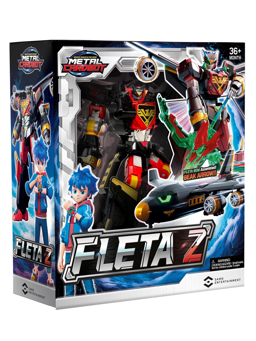 Робот-трансформер Fleta Z Metal Cardbot 64311