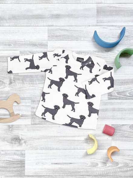 Футболка с длинным рукавом Mjölk Собачки NEW