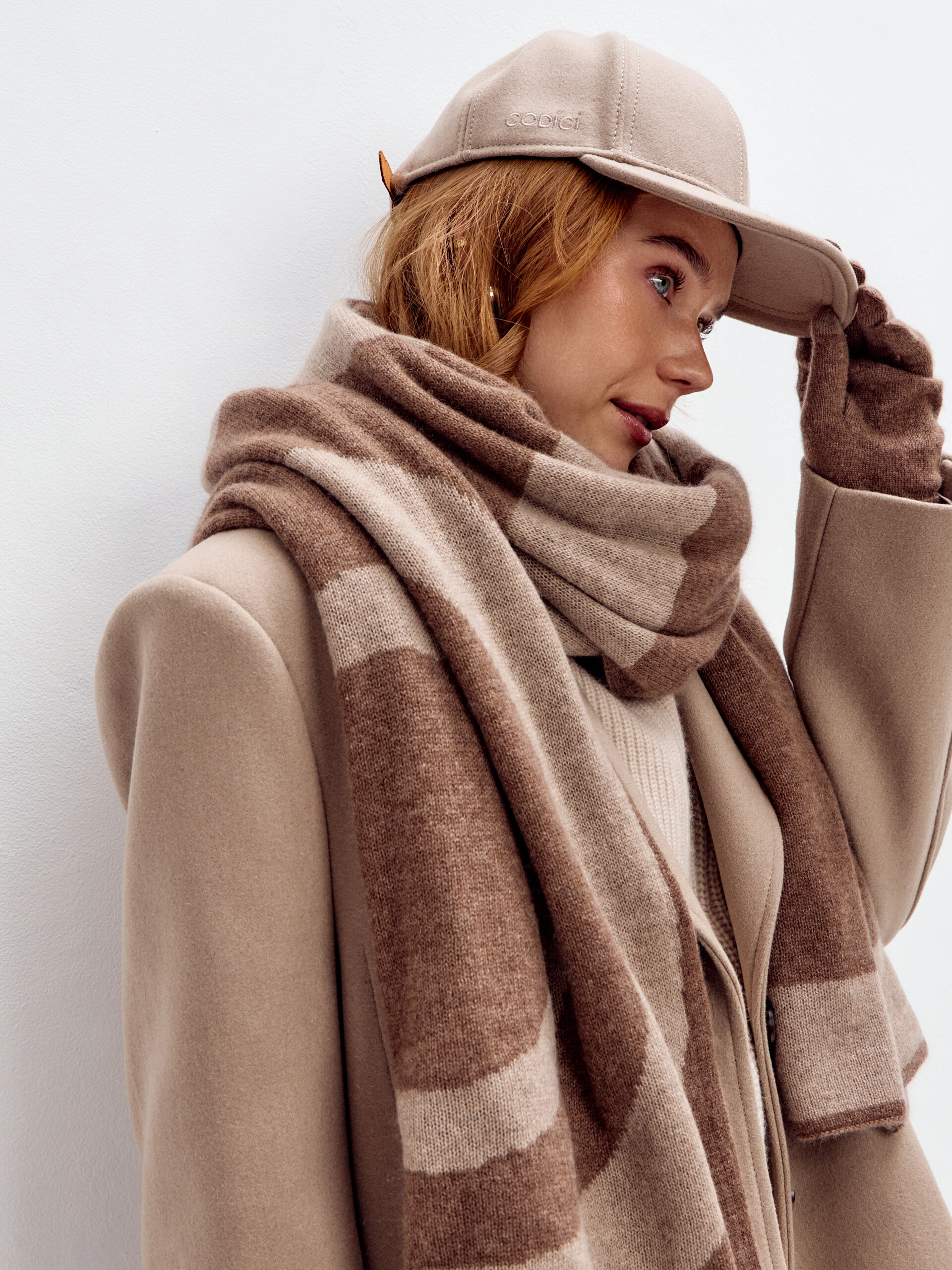 Кашемировый палантин