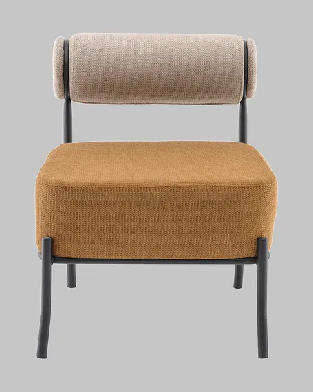 Лаунж-кресло Roller, бежевый, терракотовый