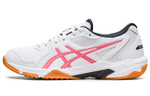 Asics Gel-Rocket 10 volleyball shoes wear-resistant lightweight low-top training shoes women's pink and white