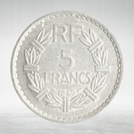 France, 5 Francs 1945, VF