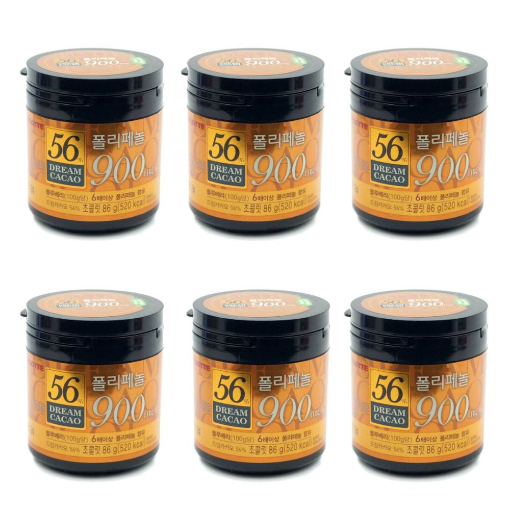 Lotte Dream Cacao Шоколад в кубиках Дрим Какао 56% 86 г 6 шт