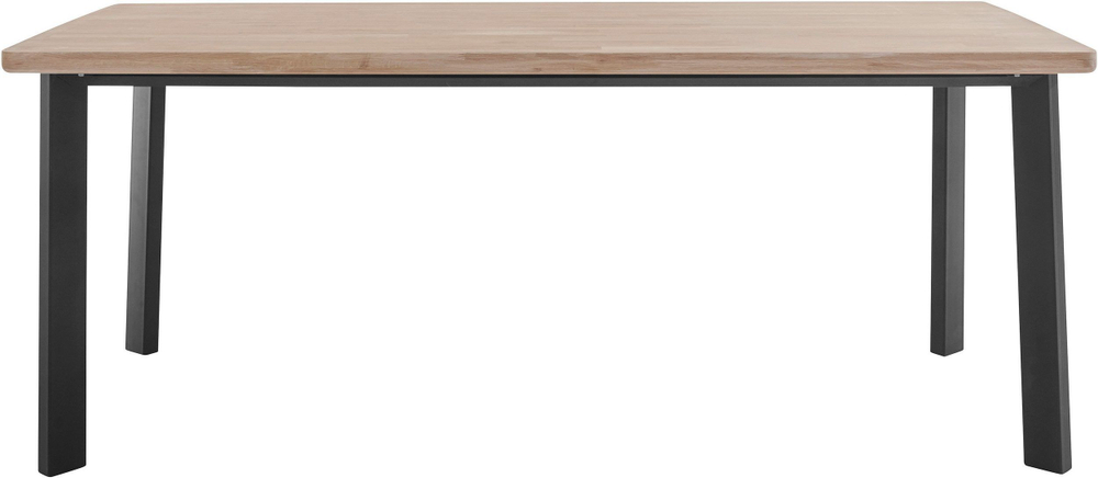 Стол кухонный, 195х95х76, Виби, обеденный, из массива дуба, MAKOSA