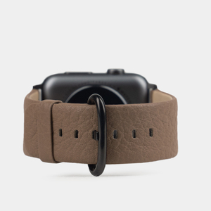 Ремешок для Apple Watch 44/45/46 mm из кожи теленка, цвета кофе