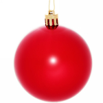 Новогодние шары 7 см (набор 3 шт) «Глянец», красный