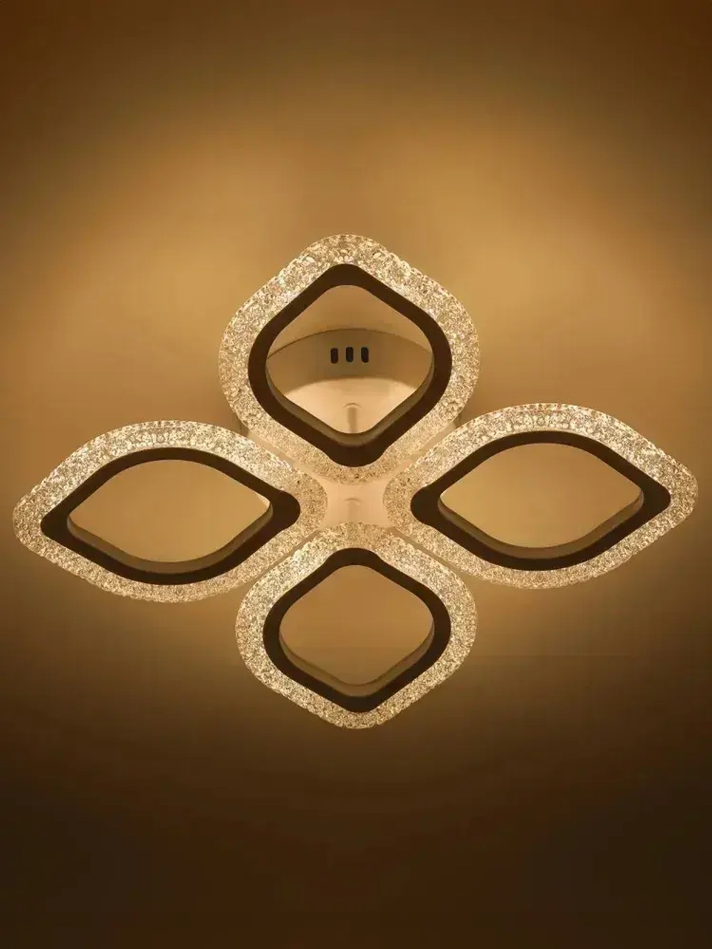 Люстра потолочная светодиодная с пультом ДУ Rivoli белая 56Вт 2800-6300К, светильник на кухню, в детскую, в спальню