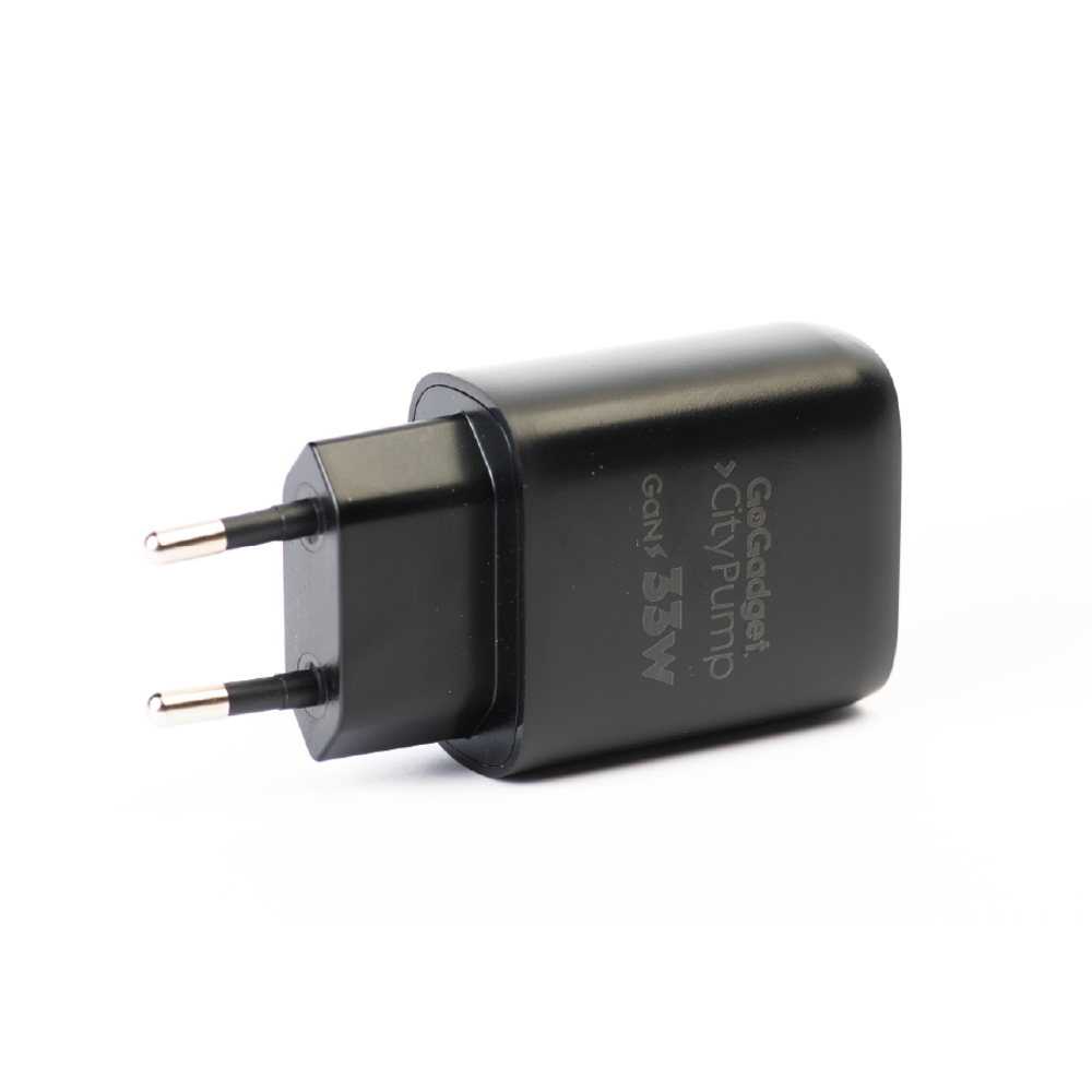 Сетевое зарядное устройство GoGadget CityPump 33W 1хUSB-C 1xUSB-A GaN