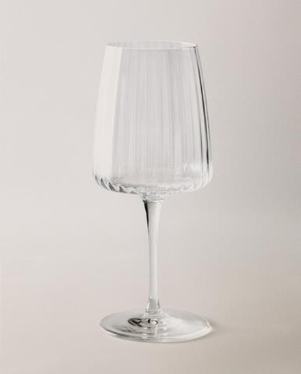 Zara Home бокал из стекла, цвет прозрачный, 21 см · 9226/412