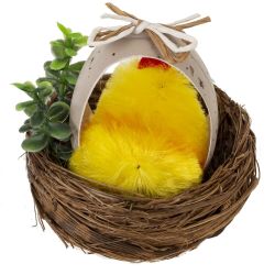 GAEM Набор из 2-х изделий декоративных "Гнездо пасхальное" (5,5*5), L11 W6 H6 см