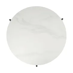 Кофейный стол Etla Ø80х45 см, белая керамика