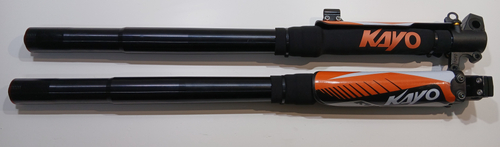 Амортизатор L=830 передний d48x51 (перья, компл.) Мотоцикл KAYO T2 ENDURO