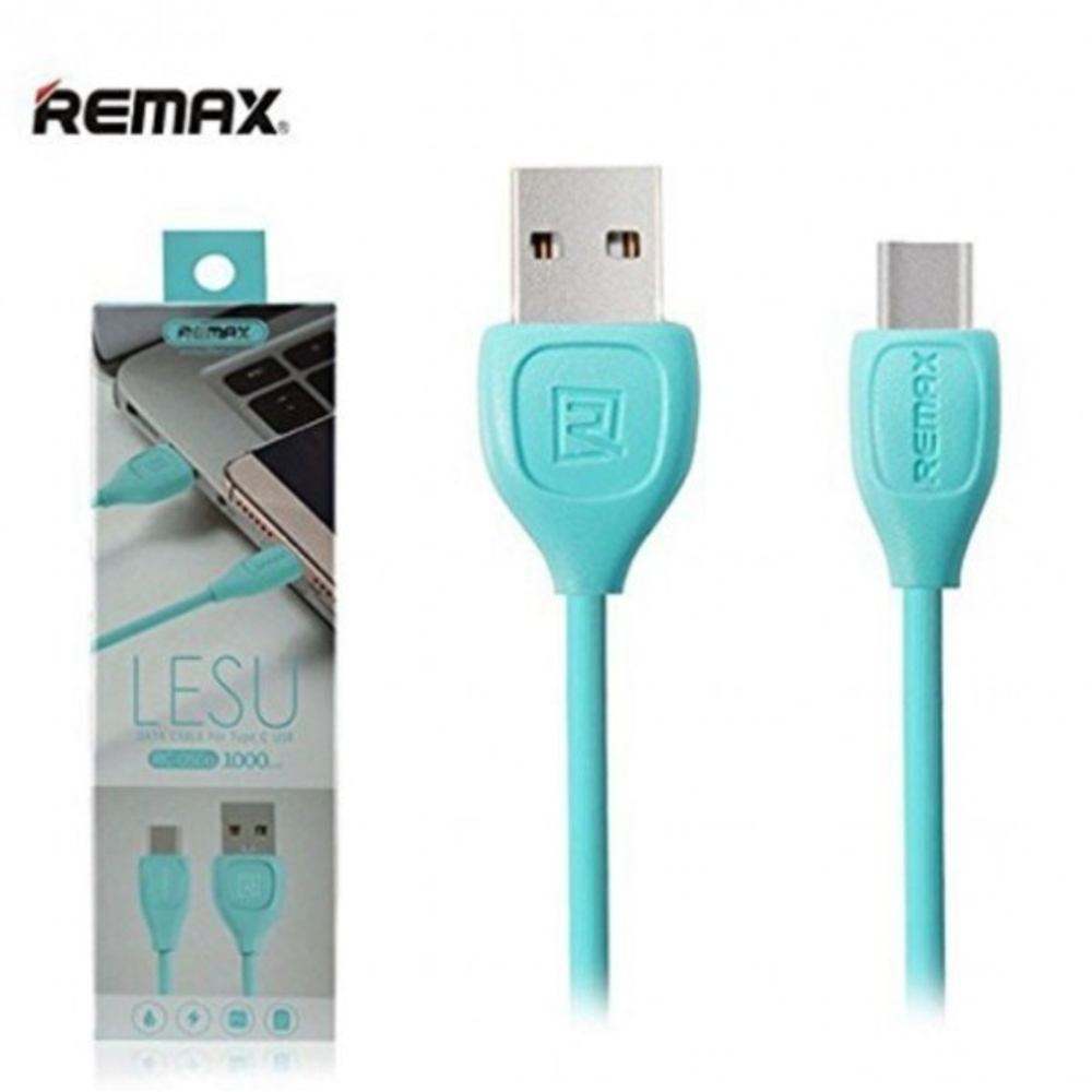 Кабель 1m USB/type-c 2.1A RC-050a Lesu Remax blue