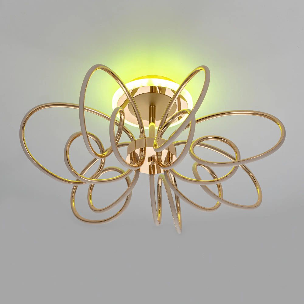 Citilux SALMA SMART CL224A172 RGB LED Умная люстра Золото