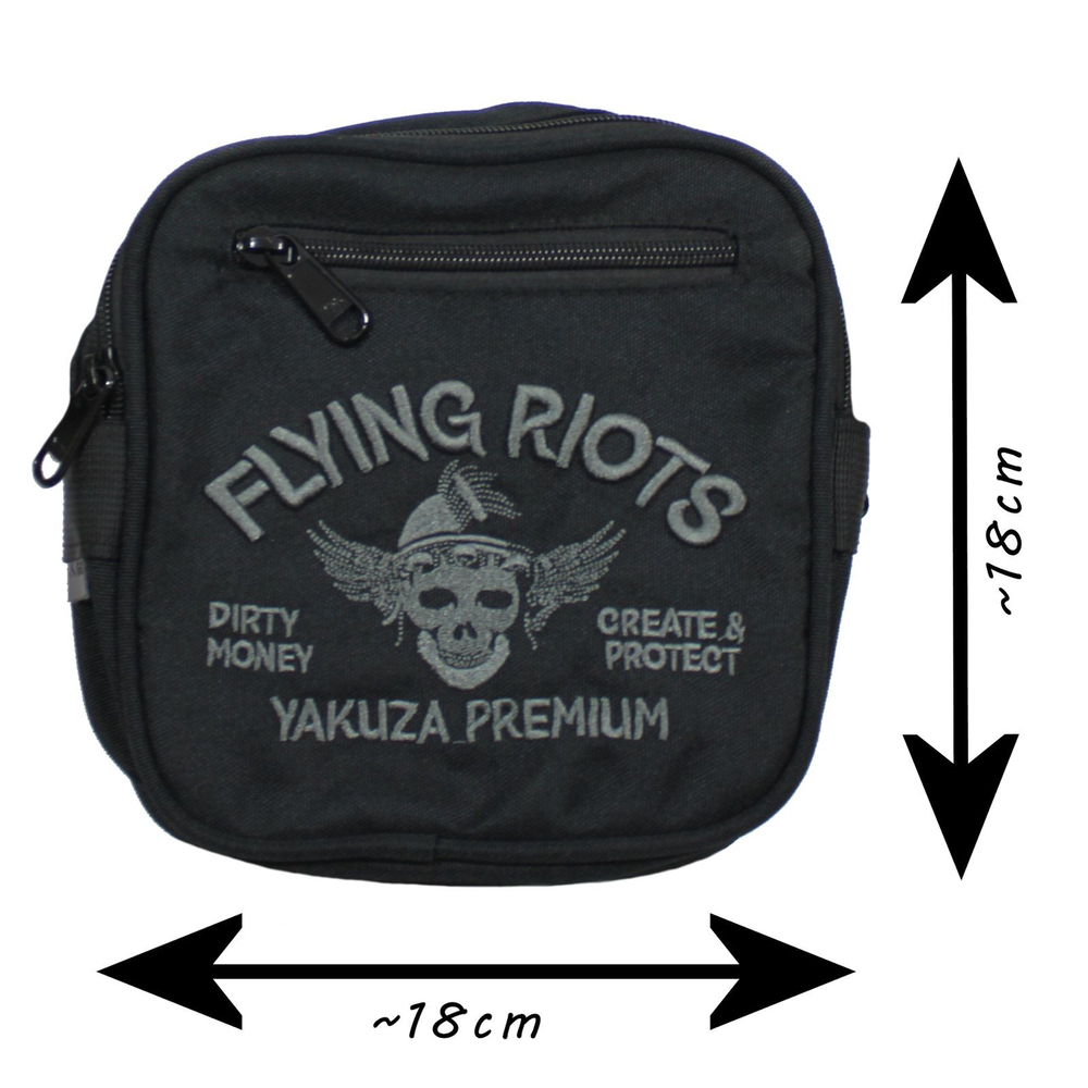 Сумка на плечо черная Yakuza Premium 3573