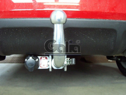 Фаркоп оцинкованный Galia K033A для Kia Rio II хетчбек 5 дверей 2005-2011(паспорт и сертификат в комплекте)(без электрики)