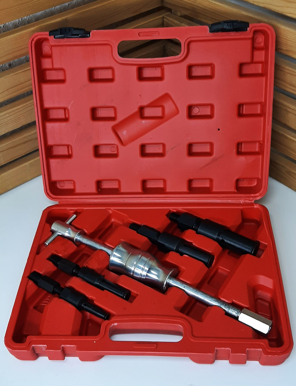 Набор съемников внутренних подшипников с обратным молотком 5 предметов / набор инструментов универсальный с обратным молотком