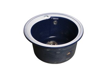 GRANFEST Мойка мрамор RONDO GF-R--450  D=450 мм  синий   арт.GF-