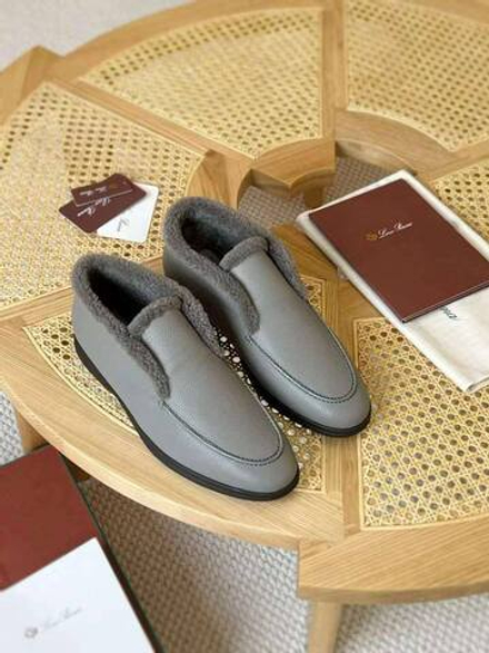 Высокие лоферы Loro Piana