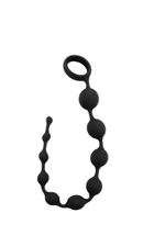 Анальная цепочка Playful Beads (Цвет: черный)
