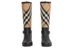 Burberry House Checked Slip-On Rain Boots