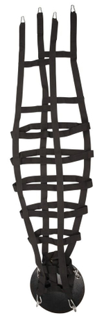 Подвесная клетка из ремешков Hanging strap cage