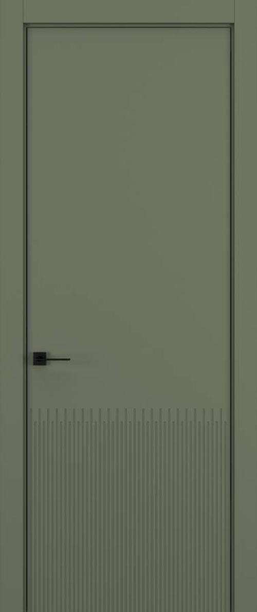 Дверь 5 VERTICAL Матовый Оливковый