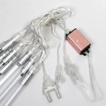 Гирлянда для улицы «Тающая сосулька» 3,0 м*50 см 288 лампы LED, IP-54, Белый (8 трубок)