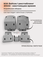 Автомобильные коврики ЭВА с бортами для KIA Seltos I рестайлинг (22-н.в.) Корейская сборка